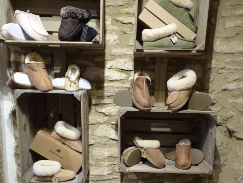 Woollen slippers